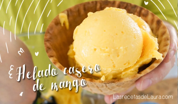 helado casero - las recetas de laura