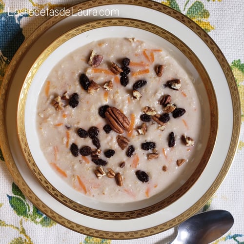 AVENA CON SABOR PASTEL DE ZANAHORIA