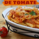 Receta de pasta en salsa de tomate casera