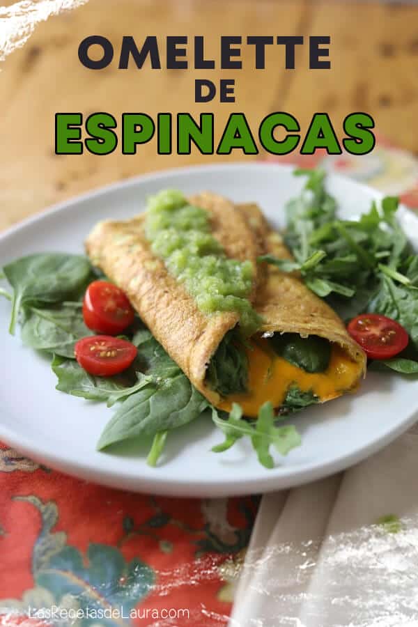 Receta de omelette de espinacas