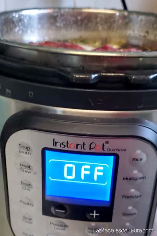 Salpicón de res en instant pot