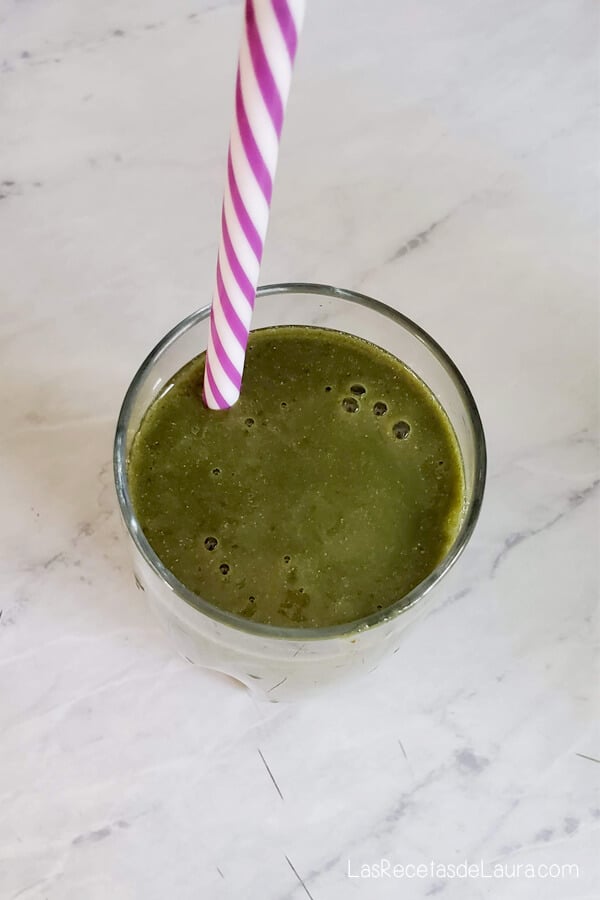 jugo verde con hierro