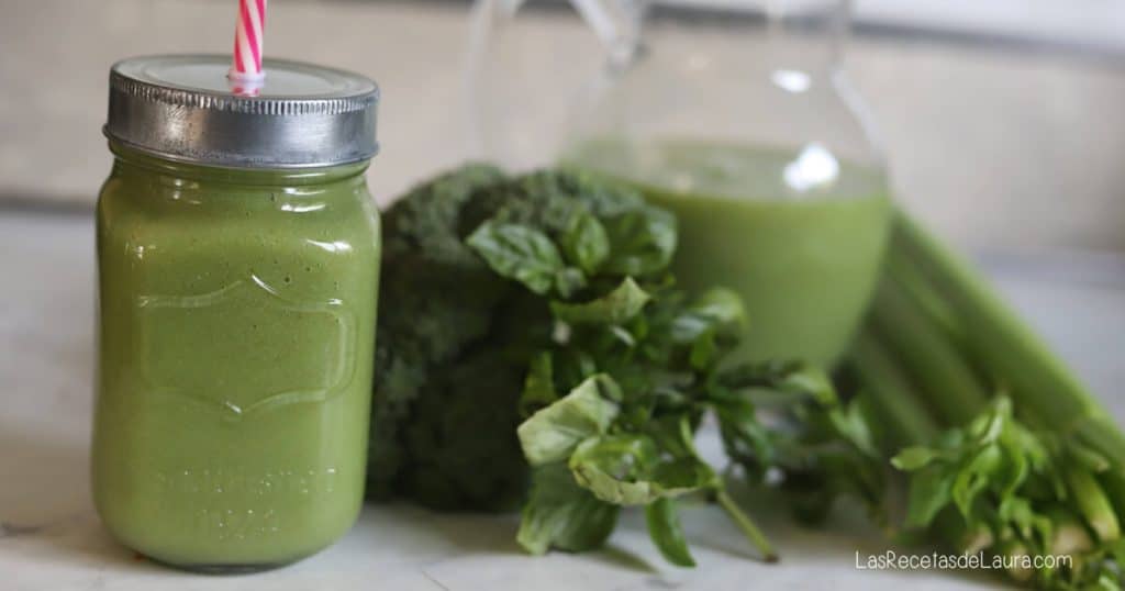 Jugo verde para mejorar las defensas