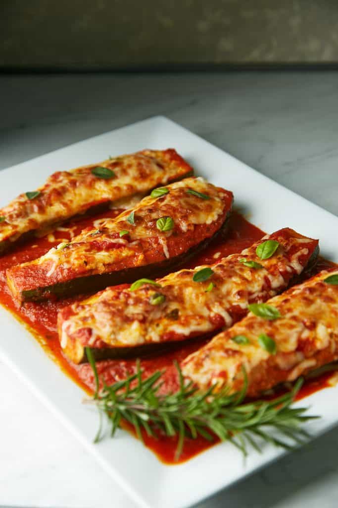 stuffed zucchinis with ricotta