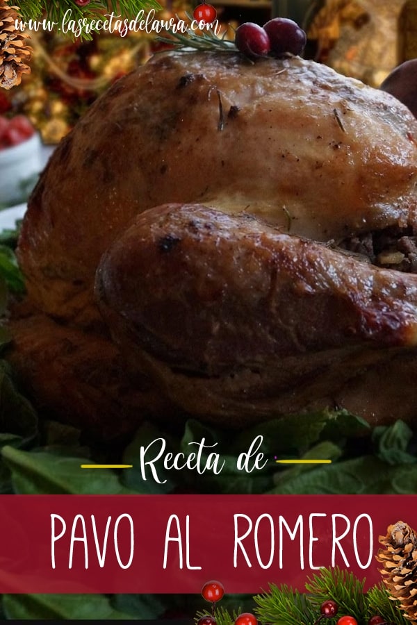 Receta de pavo al romero jugoso