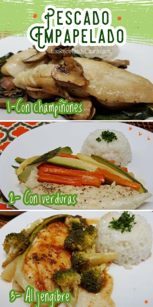 recetas de pescado empapelado