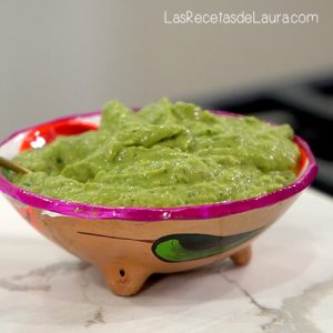 Creamy avocado salsa