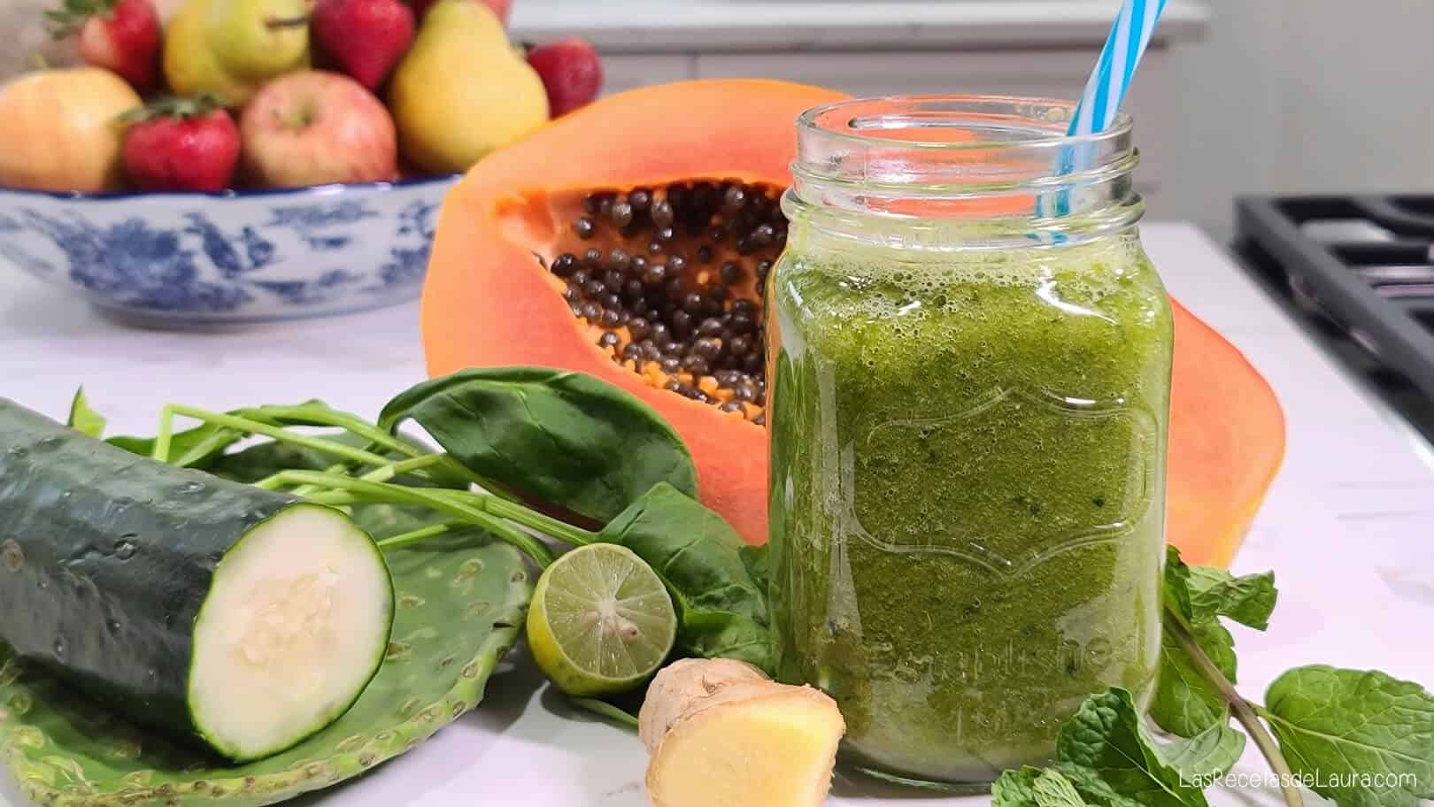 jugo para limpiar el colon y aliviar el estreñimiento 