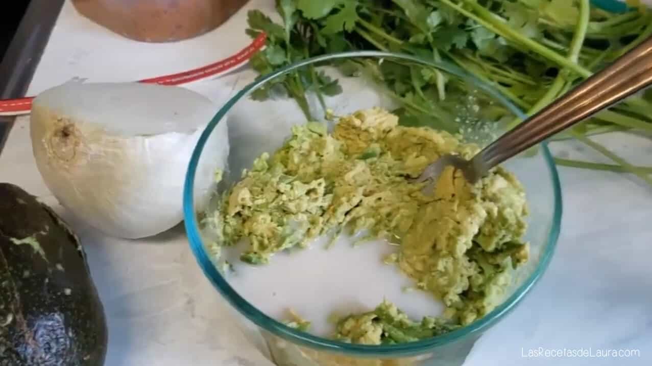 guacamole with milk