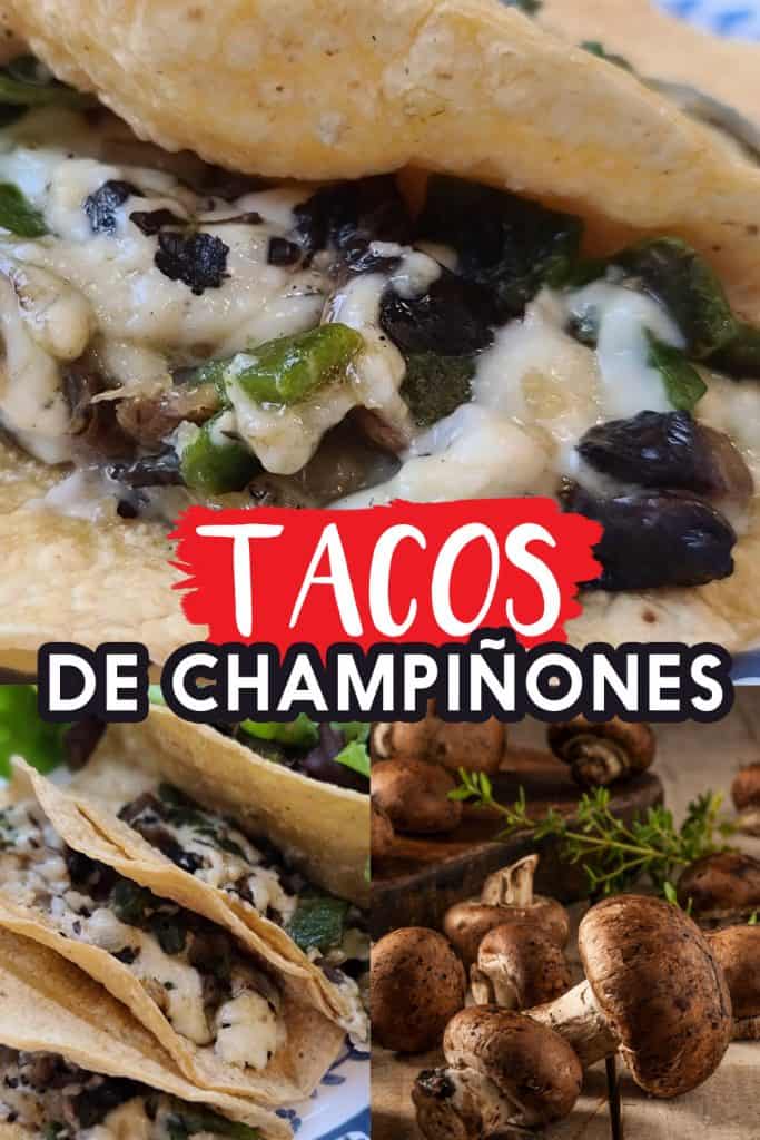 tacos de champiñones