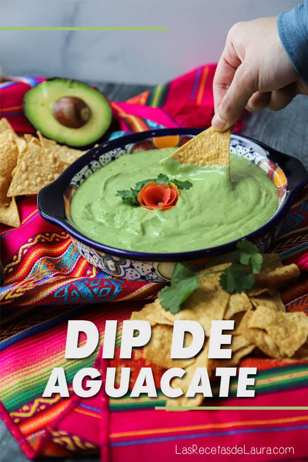dip de aguacate para botanas