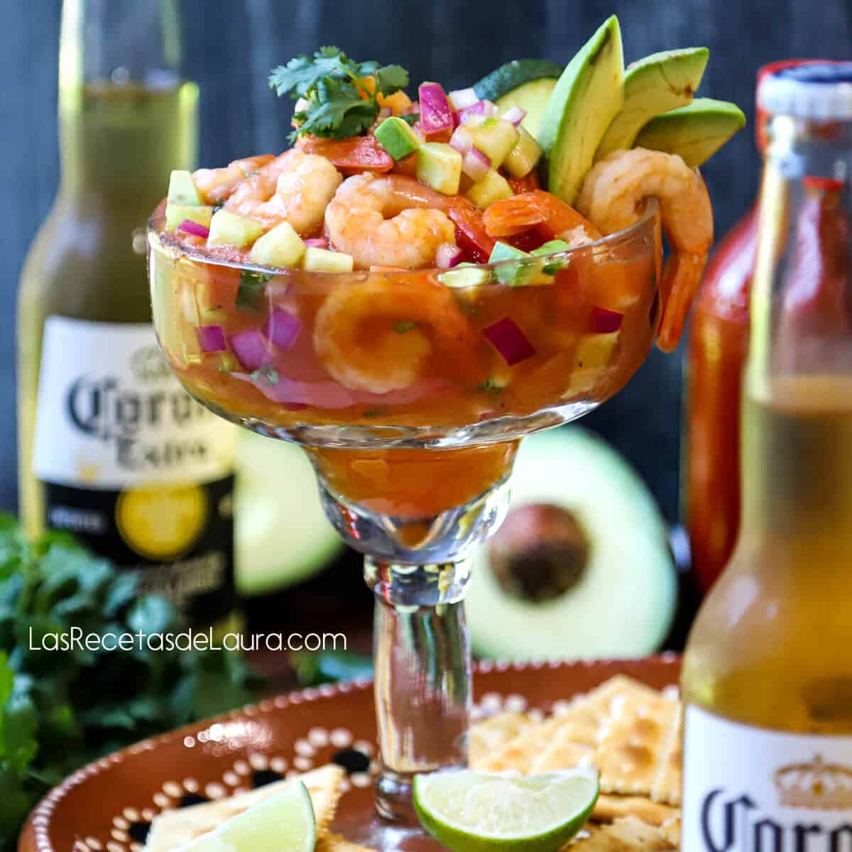 mexican shrimp cocktail de camarones
