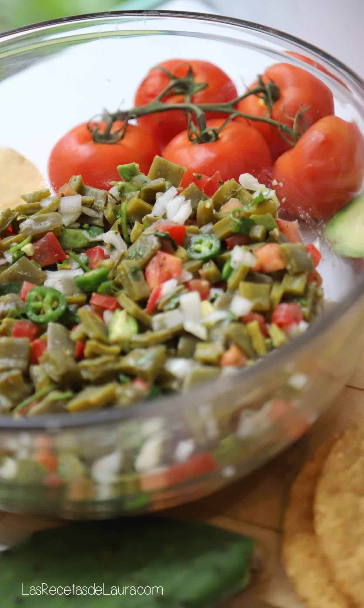 Nopales Salad dressing recipe