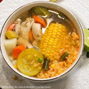 Mexican chicken soup