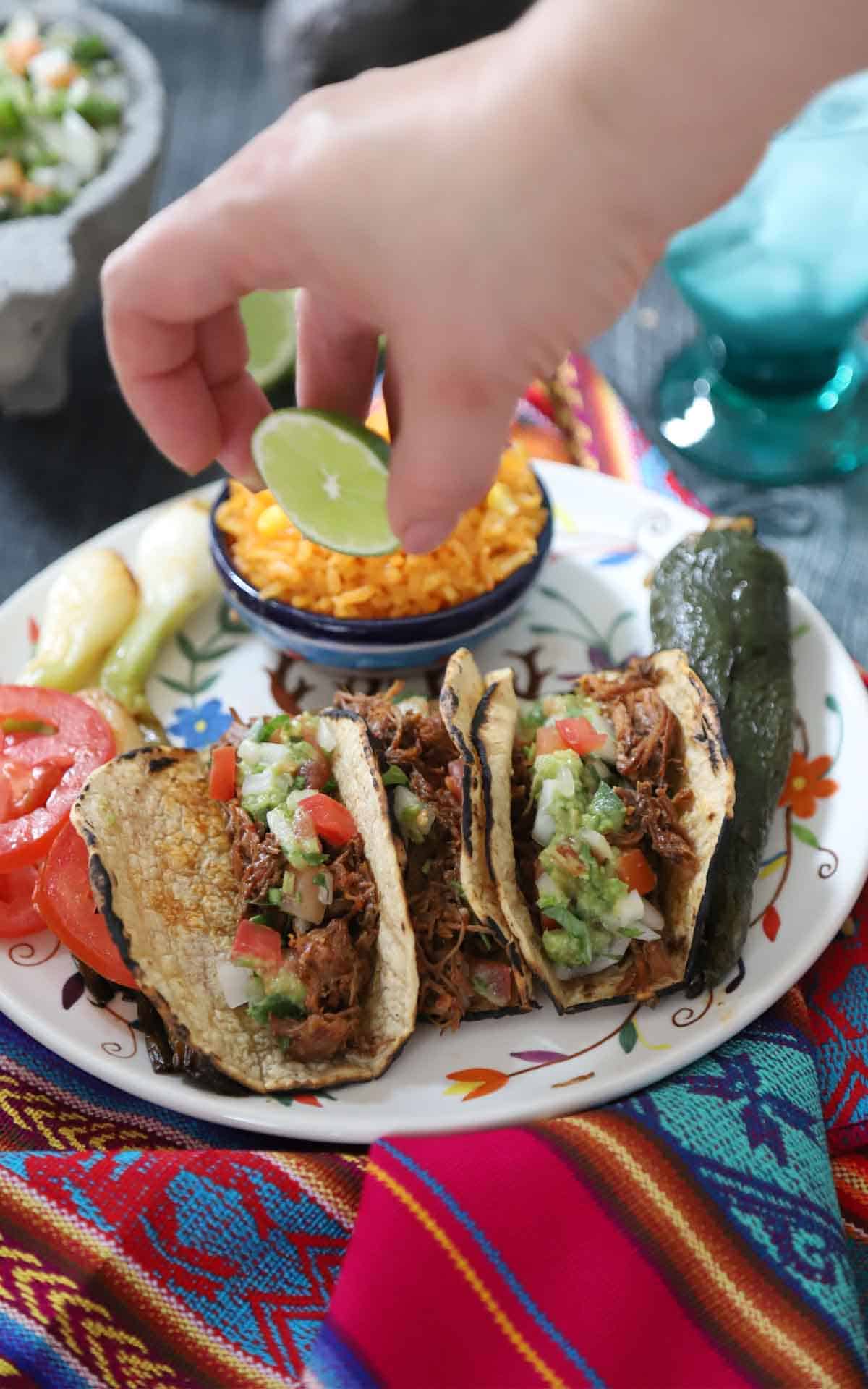 Tacos de barbacoa