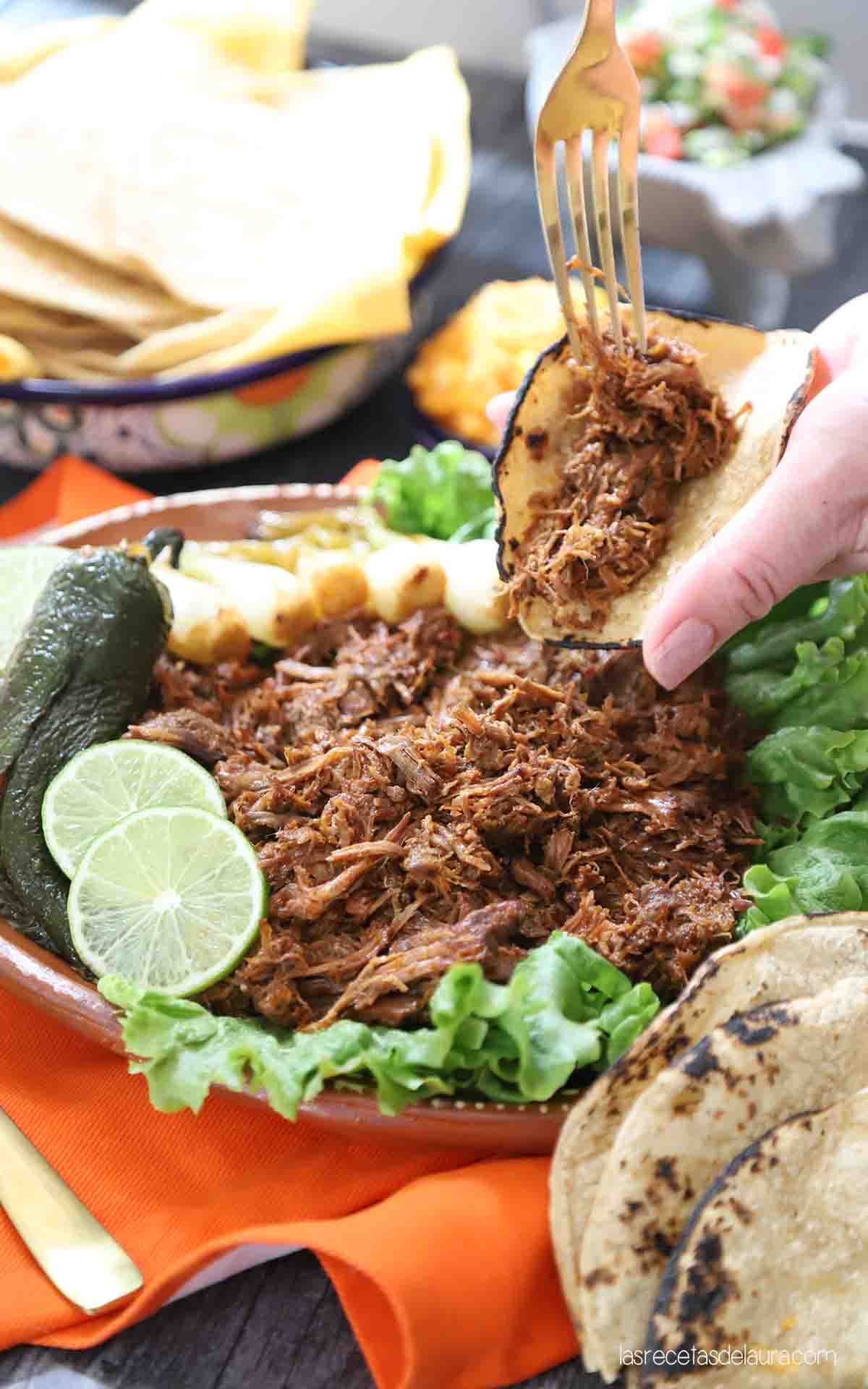 Tacos de barbacoa