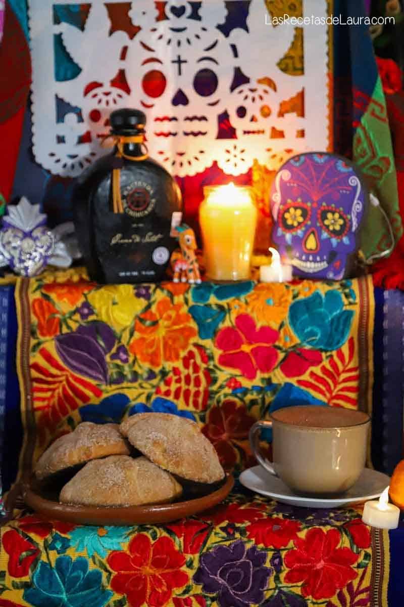 ofrenda para altar de día de muertos