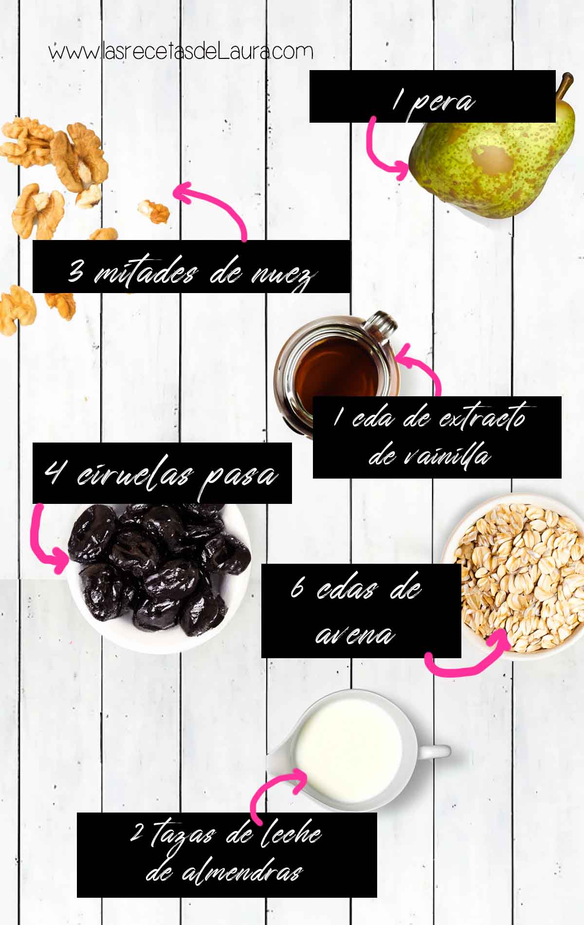 ingredientes licuado