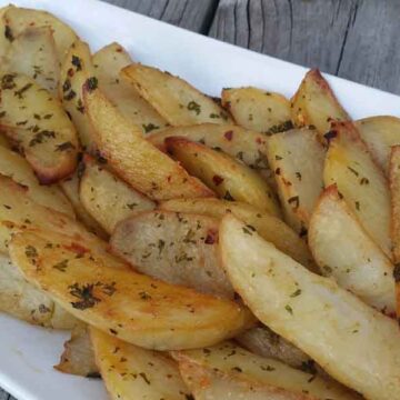 Receta de papas doradas al horno