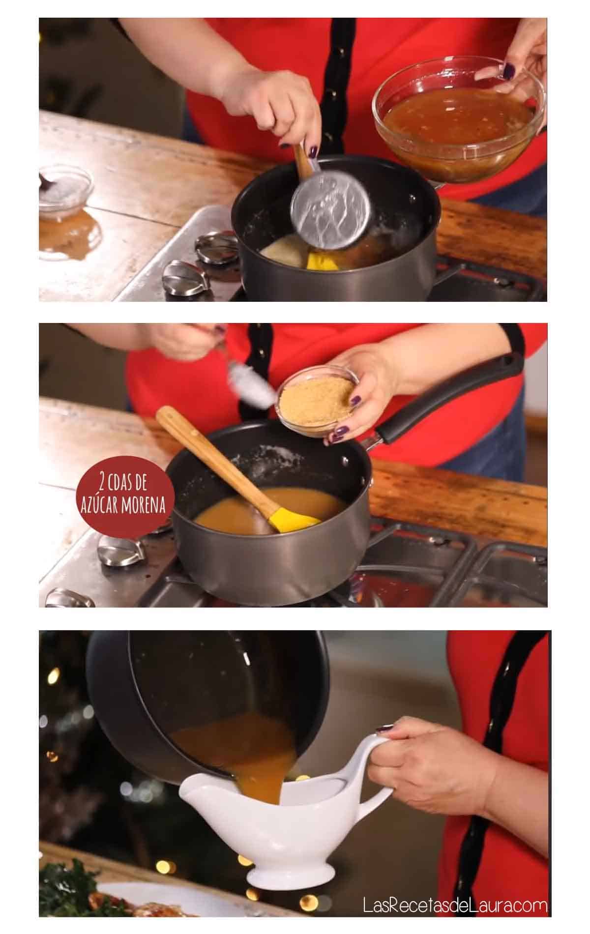 second image of process 2 homemade gravy  