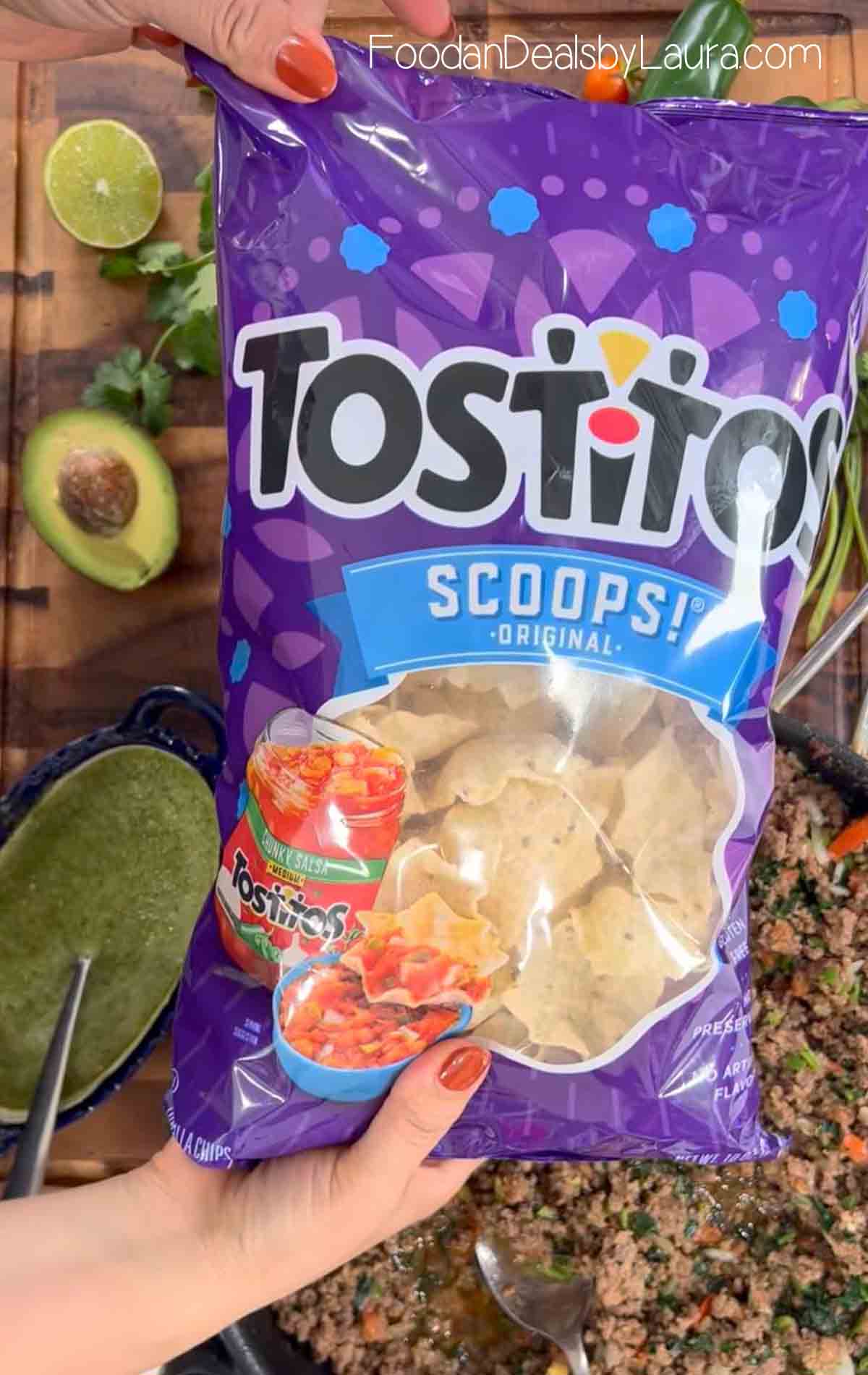 Bolsa de papaitas tostitos