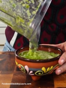 salsa verde cruda
