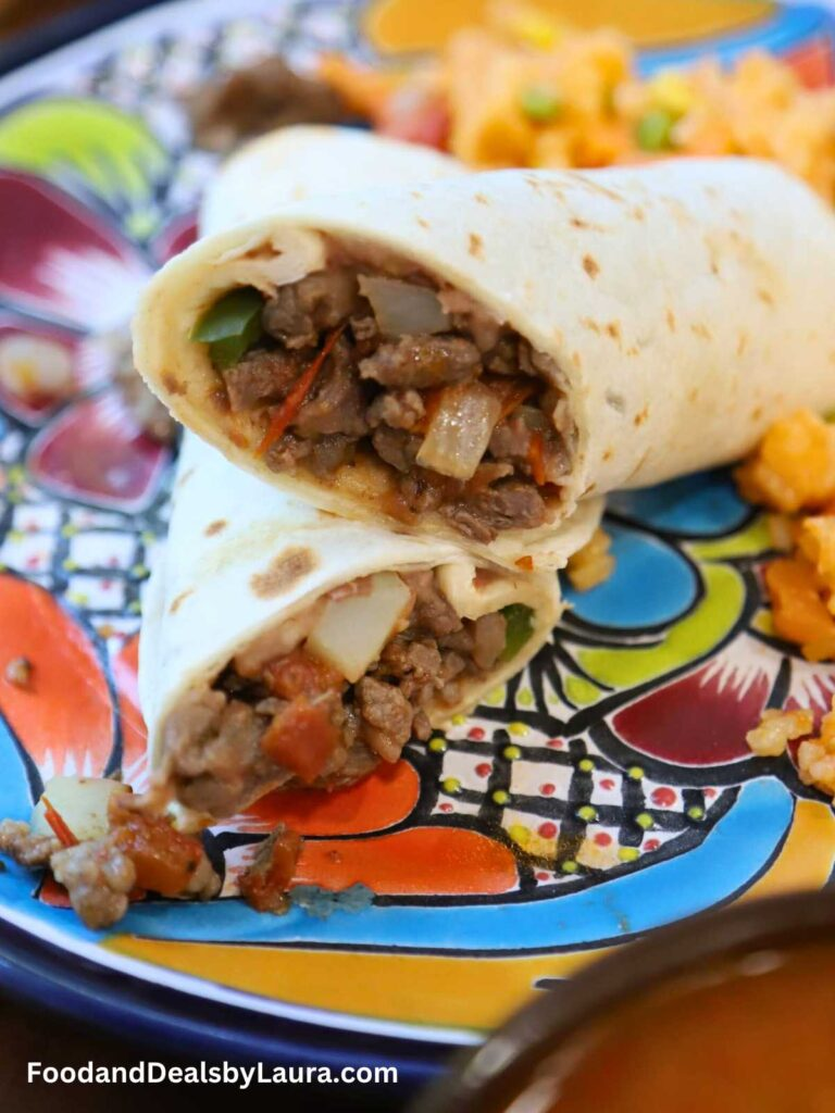 burritos de bistec a la mexicana