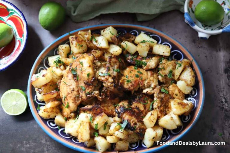 plato pollo con papas