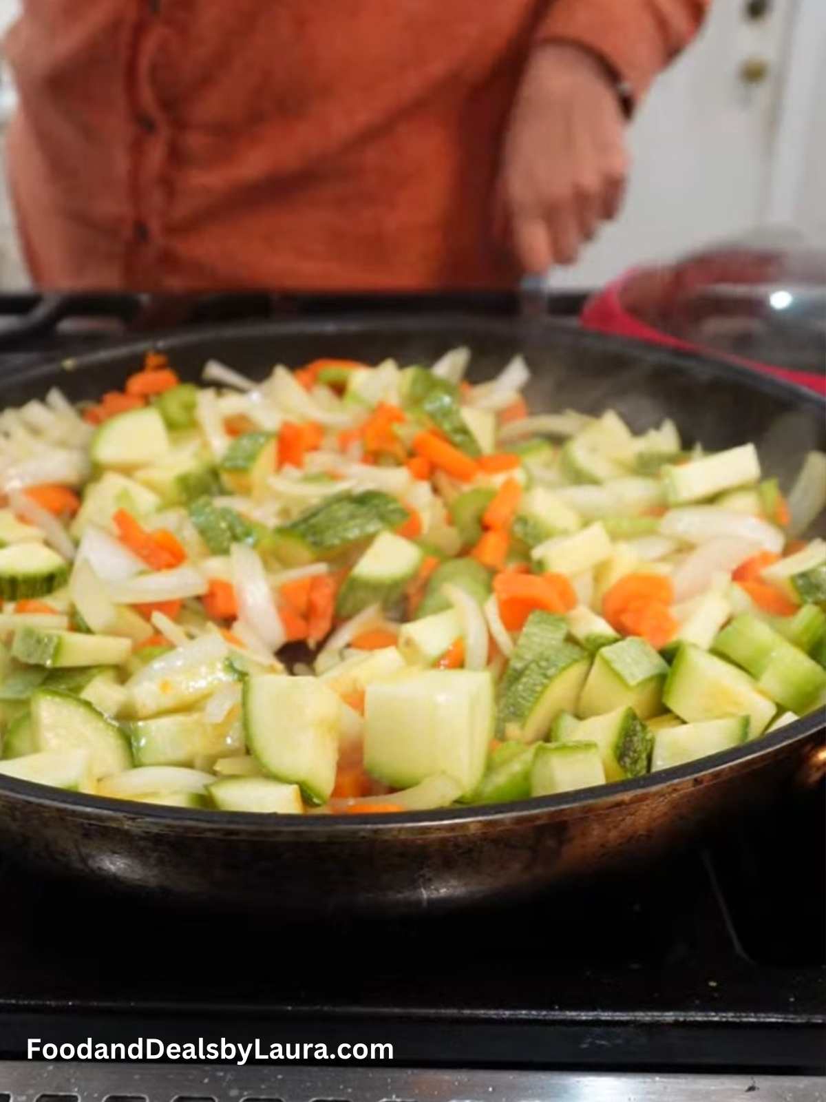 verduras en sarten