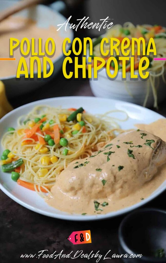 pollo en crema de chipotle