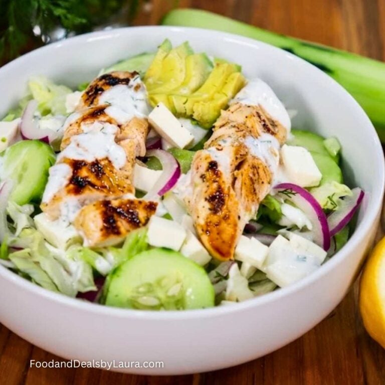 Ensalada de Pollo Alta en Proteína