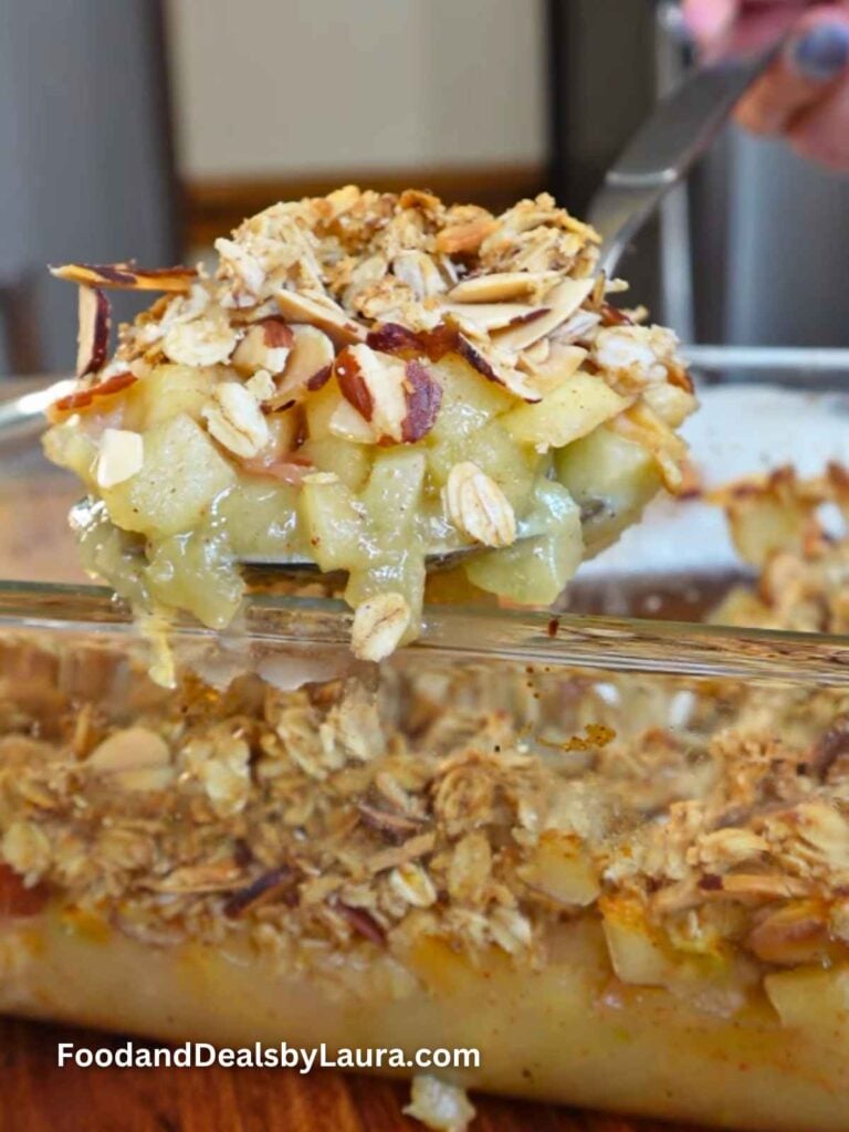 crumble de manzana